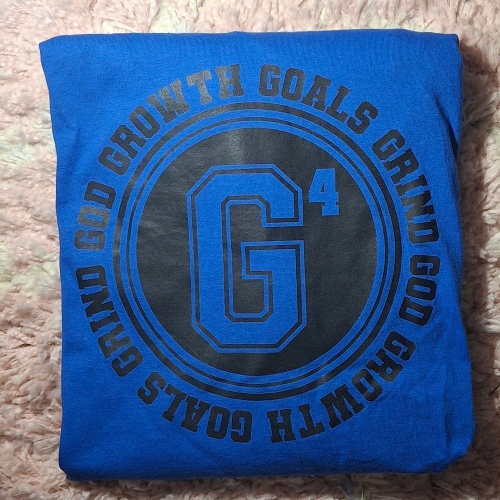 Plus Size - God Growth Goals Grind Tee